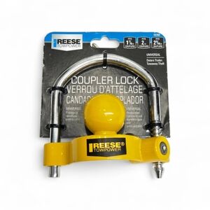 Reese Towpower Yellow Coupler Lock